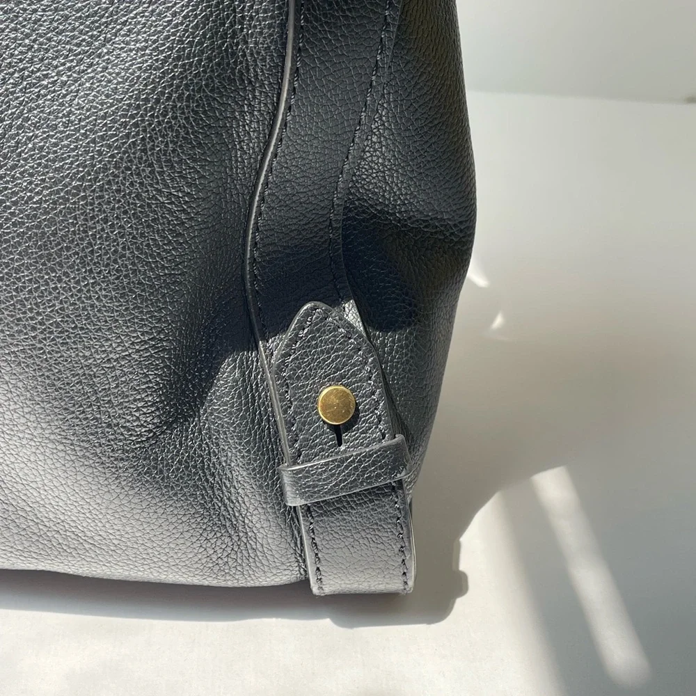 Fossil Leather Tote Bag